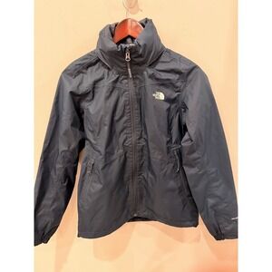 The North Face Resolve Plus Jacket Womens S Navy DryVent Rain Shell NWOT